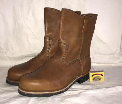 Red wing brown - leather, steel