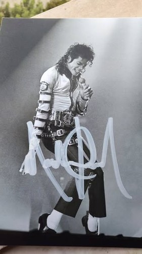 Michael jackson signed - michael,
