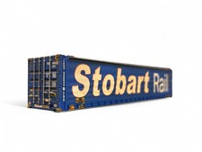 Dapol 45ft Curtain Side Container 'Stobart Rail 91' Weathered