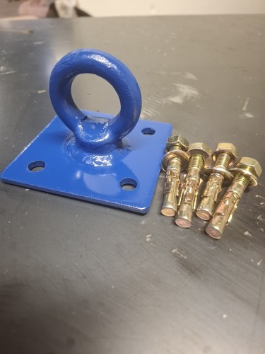 Ground anchor for - for, motorbike
