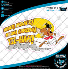 Speedy Gonzales Looney Tunes Mouse Cartoon Fun Wall Car Van Sticker Vinyl Decal