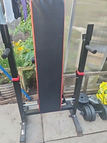 Home weight bench and - and, weights