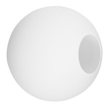  White Frosted Glass Globe