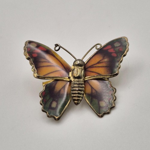 Vintage butterfly brooch pin - brooch,