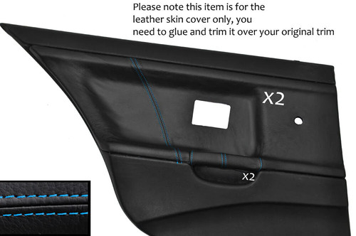 Blue stitch rear door card - stitch, 2x