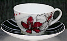 Roal Worcester Lawrence Llewelyn Bowen 4 Coffee Cups & saucers Annoushka design 