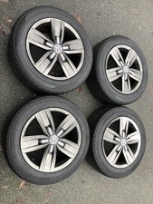 VW Transporter T5/T6 Genuine 17” Davenport Alloys Wheels.&  Tyres 5-6mm tread .