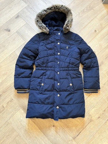 Joules blue girls coat winter - girls,