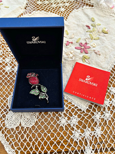 Swarovski crystal rose flower - swarovski,