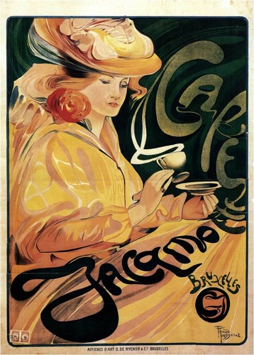 Cafe rajah art nouveau 1897 - cafe,