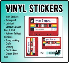 Set of Retro 80's Cassette Mix