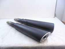 Moto Guzzi V9 Bobber 850 2016-20 Homologated Matt Black Silencers New 2B003370