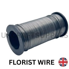 Florist Binding Wire Reel -  Mossing Wire -  24g (56 mm) x 45 Metre Annealed UK