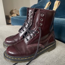 Cherry Red Vegan Dr Martens UK Size 4
