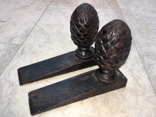 Antique pair heavy - antique, cast
