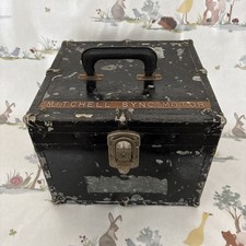 Vintage Mitchell Sync Motor Storage Case Box Camera Film Equipment Display Prop
