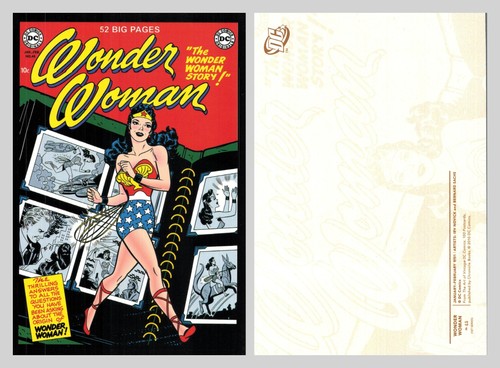Postcard wonder woman comic - -,