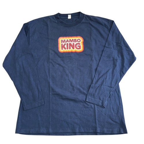 Mambo blue shirt graphic - mambo,