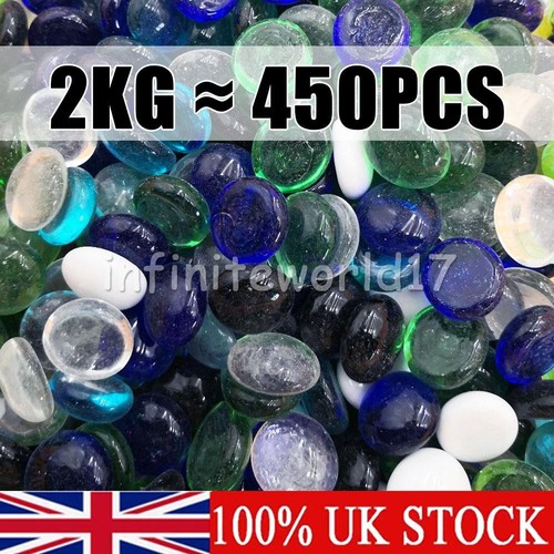 450x round glass pebbles - round,