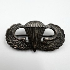 Genuine WW2 United States Paratrooper Airborne Jump Wing Silver