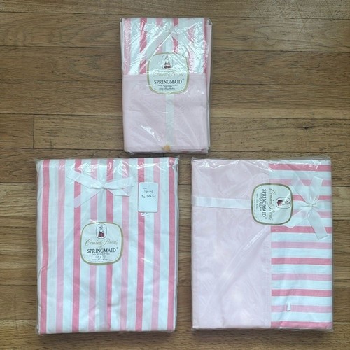 Vtg springmaid candy stripe - vtg,