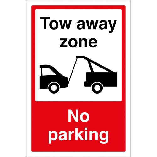 Tow away zone - zone, parking