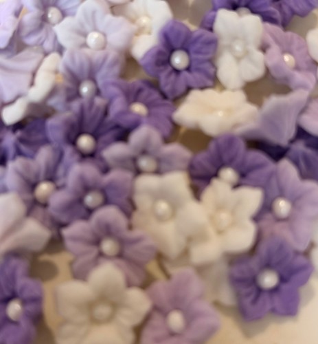 Mixed purple white - 30,