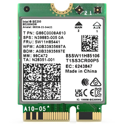 Wifi be8800 pcie - pcie, tri-band
