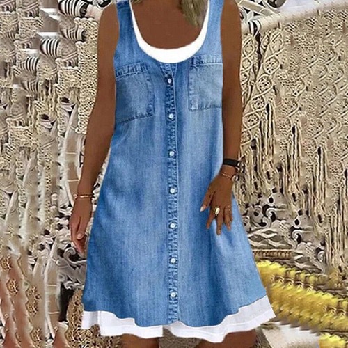 Womens sleeveless sundress - sleeveless,