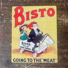 Replica Vintage Metal Advertising Ah Bisto Sign