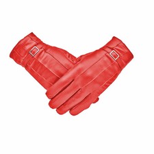 Womens Black Ladies Leather