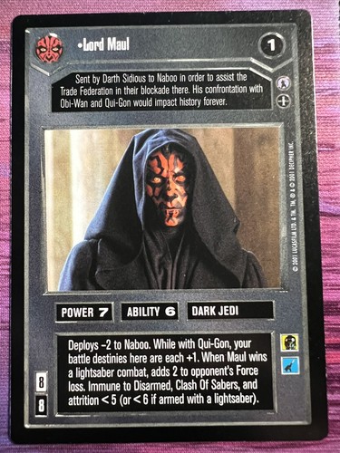 Star wars ccg - lord, maul