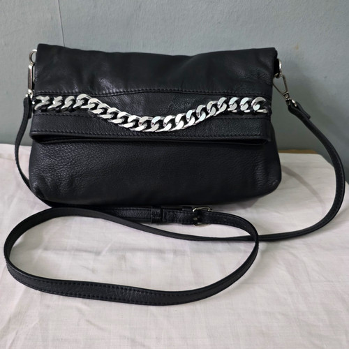 Next black pebbled leather - black,