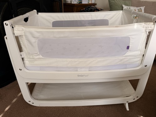 Snuzpod4 bedside crib - bedside, with