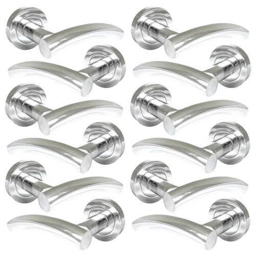Door handles chrome - door,