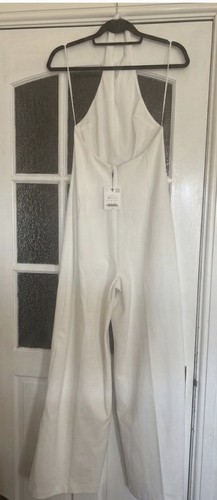 Zara white halter - zara, jumpsuit