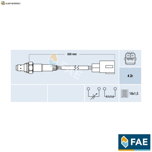 Lambda sensor 77756 - lambda, for