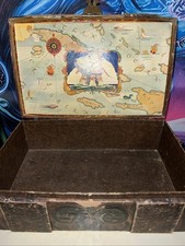 Antique Dome Top Paper  Trunk