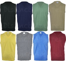 Mens Classic Plain V Neck