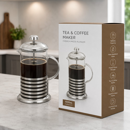 Glass french press coffee tea - glass,