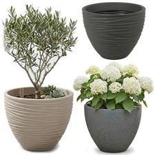 Large Round Modern Plant Pot