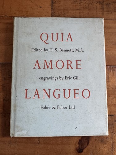 Eric gill quia - gill, langueo