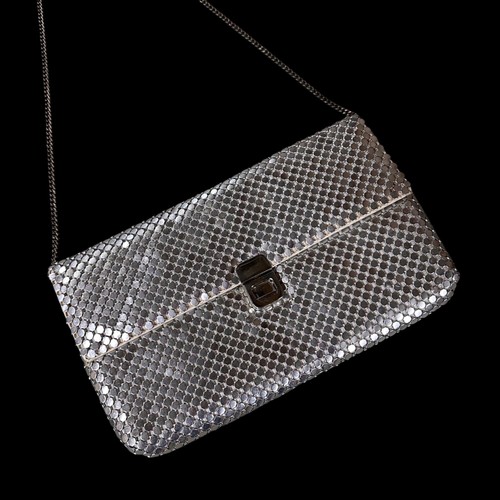 Vintage silver chain mail - silver,
