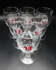 X6 GUINNESS HOP HOUSE 13 HALF PINT GLASSES PUB BAR MANCAVE SUMMER BEER LAGER