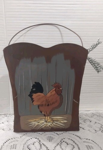 Vtg primitive tin - primitive, wall