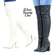 Ladies Womens Over Knee High