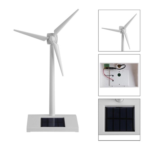 White solar windmill model - windmill, model​
