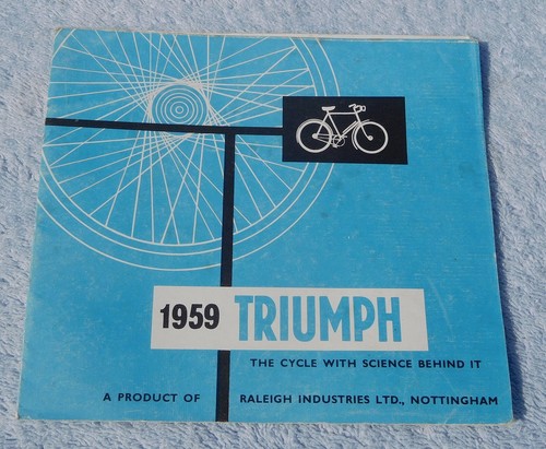 Vintage triumph 1959 - vintage, bicycle