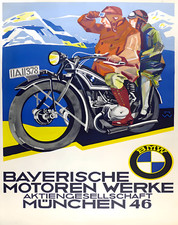 Vintage Bavarian Alps - BMW