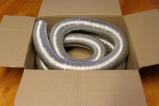 Aluminium Flexible Hose - Air Ducting Flexi Pipe Car Engine Tube Alloy Feed Hose